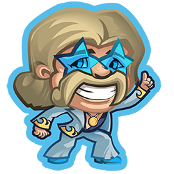 Disco Spins Touch blauw